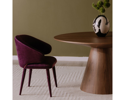 Moe's - Stewart Dining Chair in Burgundy