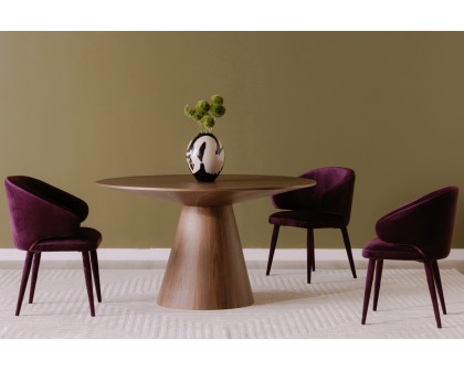 Moe's - Stewart Dining Chair in Burgundy