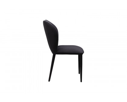 Moe's - Broonsy Contemporary Dining Chair in Charcoal Gray