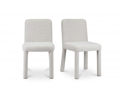 Moe's Place Contemporary Dining Chair Set of 2 - Light Gray