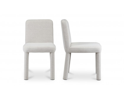 Moe's Place Contemporary Dining Chair Set of 2 - Light Gray