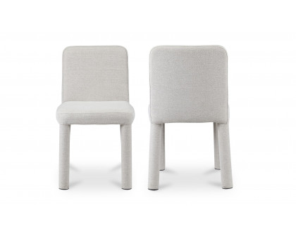 Moe's Place Contemporary Dining Chair Set of 2 - Light Gray