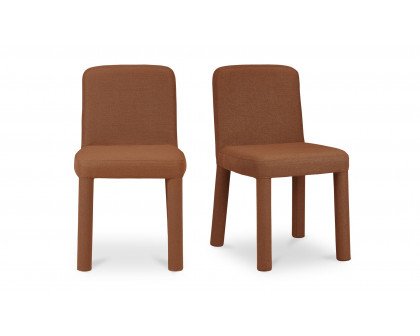 Moe's Place Contemporary Dining Chair Set of 2 - Rust