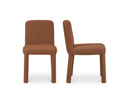 Moe's Place Contemporary Dining Chair Set of 2 - Rust