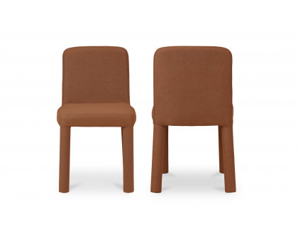 Moe's Place Contemporary Dining Chair Set of 2 - Rust