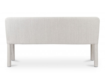 Moe's Place Contemporary Dining Banquette - Light Gray