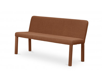 Moe's Place Contemporary Dining Banquette - Rust