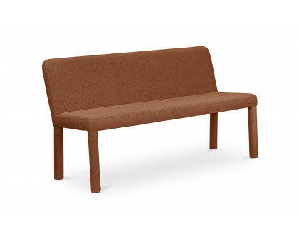 Moe's Place Contemporary Dining Banquette - Rust