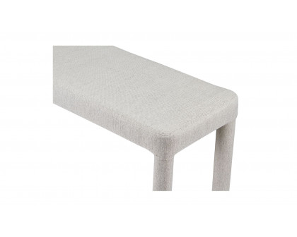 Moe's Place Contemporary Dining Bench - Light Gray