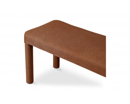 Moe's Place Contemporary Dining Bench - Rust