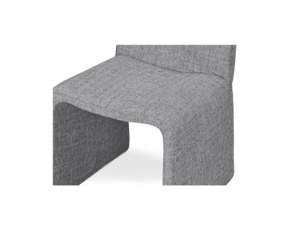 Moe's Ella Contemporary Dining Chair - Heather Gray