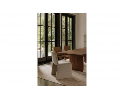 Moe's Ella Contemporary Dining Chair - Heather Beige