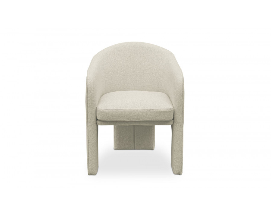 Moe's Clara Contemporary Dining Chair - Beige