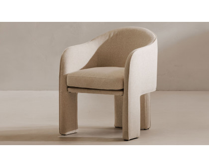 Moe's Clara Contemporary Dining Chair - Beige