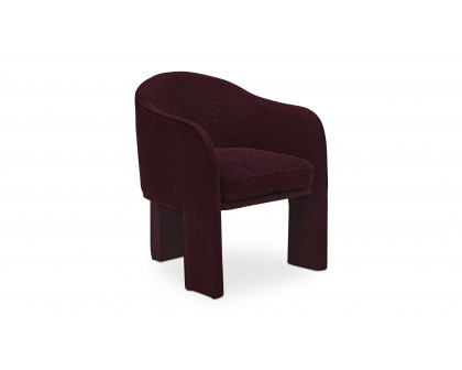 Moe's Clara Contemporary Dining Chair - Plum