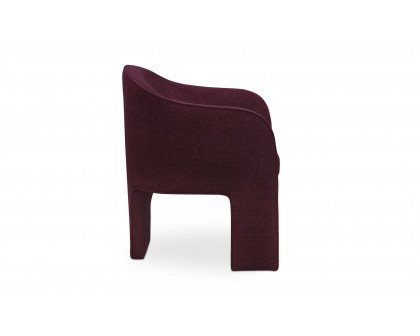 Moe's Clara Contemporary Dining Chair - Plum