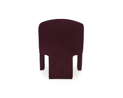 Moe's Clara Contemporary Dining Chair - Plum