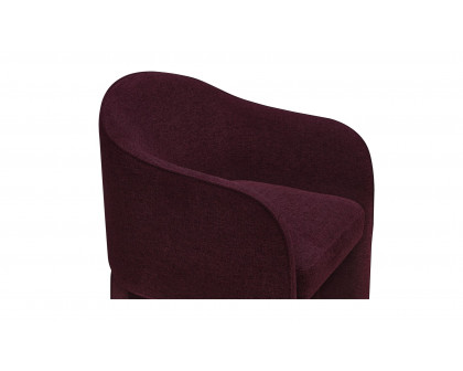 Moe's Clara Contemporary Dining Chair - Plum