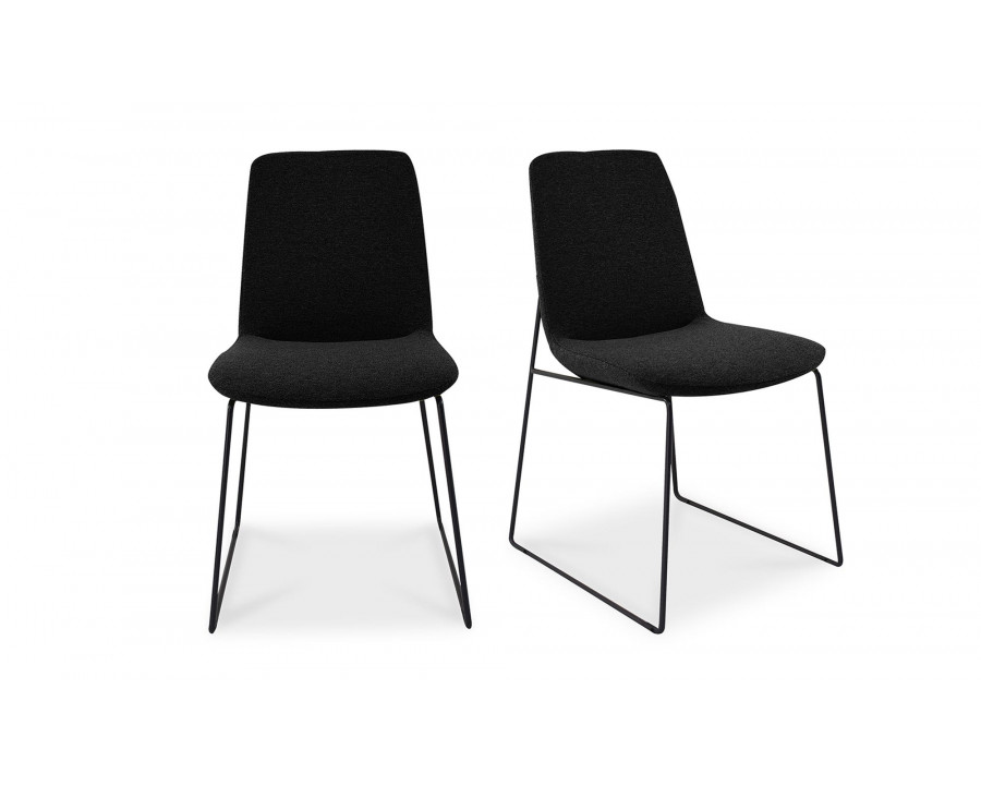 Moe's Ruth Contemporary Dining Chair Set of 2 - Black