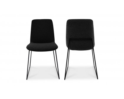 Moe's Ruth Contemporary Dining Chair Set of 2 - Black