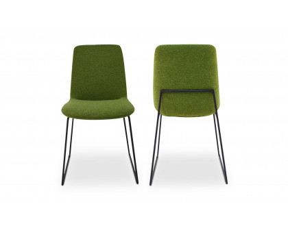 Moe's Ruth Contemporary Dining Chair Set of 2 - Green