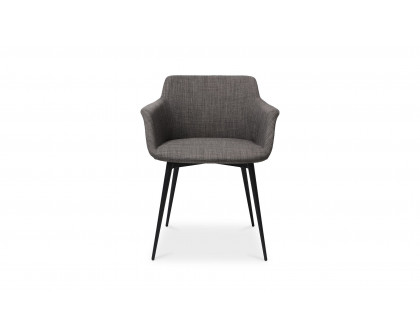 Moe's Ronda Contemporary Armchair Set of 2 - Dark Gray