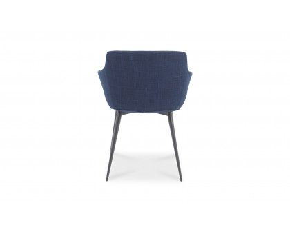 Moe's Ronda Contemporary Armchair Set of 2 - Blue