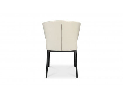 Moe's Delaney Contemporary Dining Chair Set of 2 - Beige