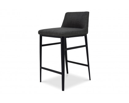 Moe's Baron Counter Stool - Charcoal Gray