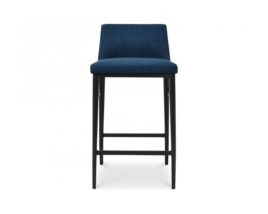 Moe's Baron Counter Stool - Blue