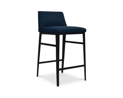 Moe's Baron Counter Stool - Blue