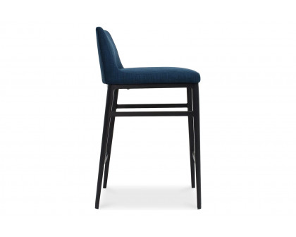 Moe's Baron Counter Stool - Blue