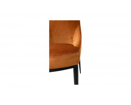 Moe's Sedona Contemporary Dining Chair Set of 2 - Orange