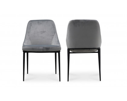 Moe's Sedona Contemporary Dining Chair Set of 2 - Gray