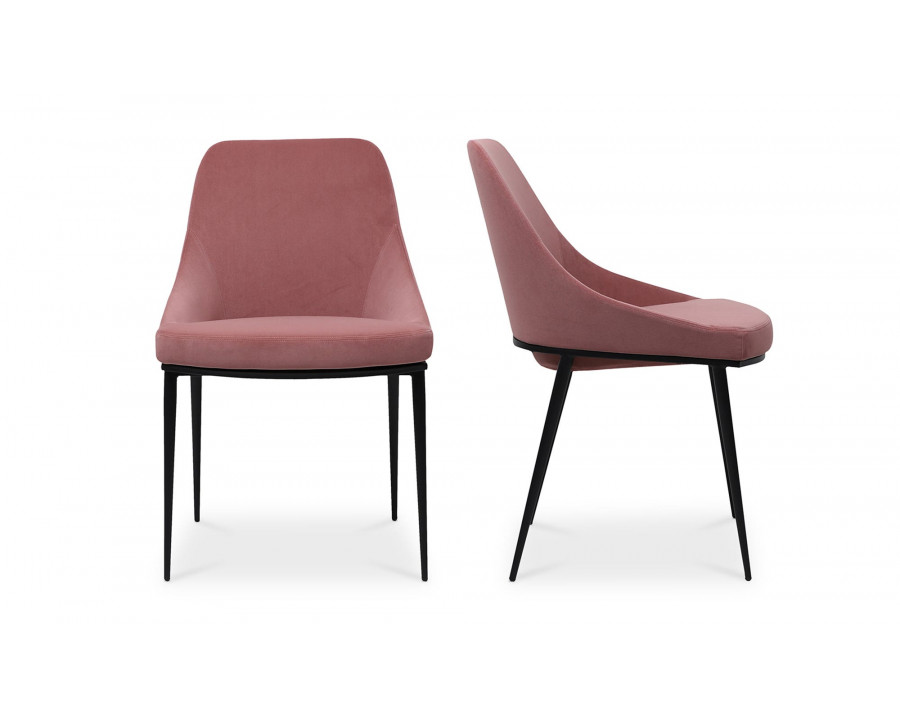 Moe's Sedona Contemporary Dining Chair Set of 2 - Pink