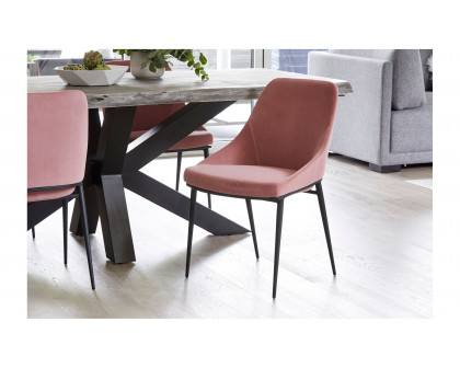 Moe's Sedona Contemporary Dining Chair Set of 2 - Pink