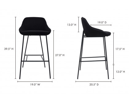 Moe's™ Shelby Bar Stool - Black