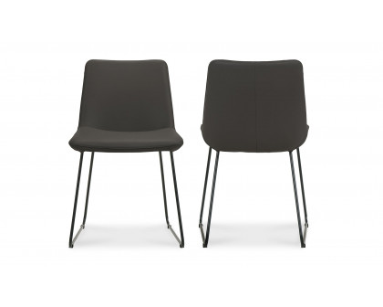 Moe's Villa Contemporary Dining Chair Set of 2 - Black