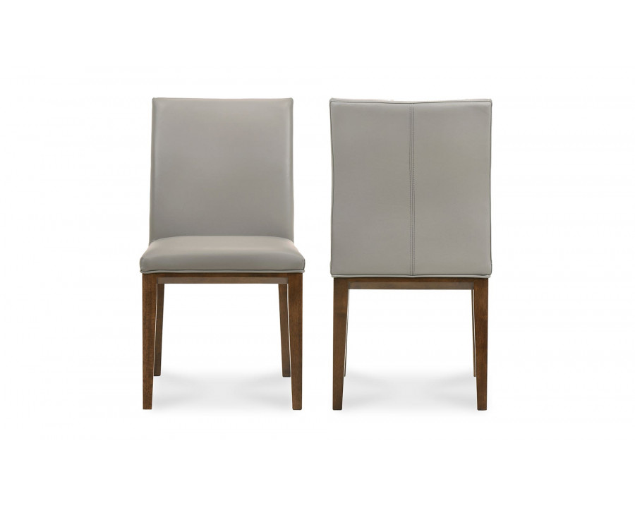 Moe's Frankie Modern Dining Chair Set of 2 - Gray