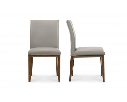 Moe's Frankie Modern Dining Chair Set of 2 - Gray