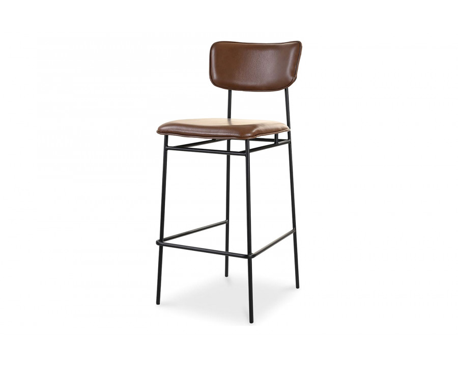 Moe's Sailor Bar Stool - Dark Brown