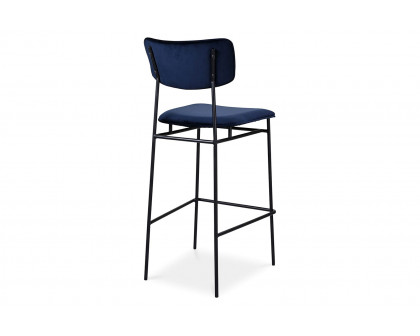 Moe's Sailor Bar Stool - Blue