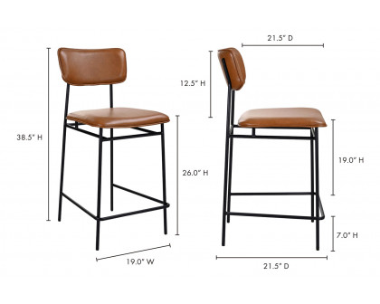 Moe's Sailor Counter Stool - Brown