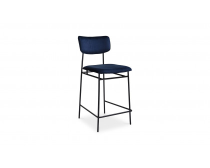 Moe's Sailor Modern Counter Stool - Blue