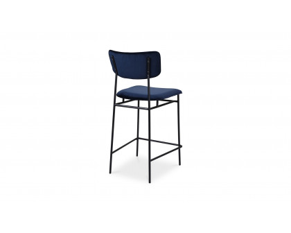 Moe's Sailor Modern Counter Stool - Blue