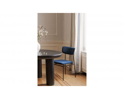 Moe's Sailor Modern Dining Chair Set of 2 - Blue