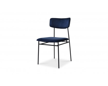 Moe's Sailor Modern Dining Chair Set of 2 - Blue