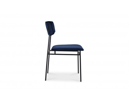 Moe's Sailor Modern Dining Chair Set of 2 - Blue