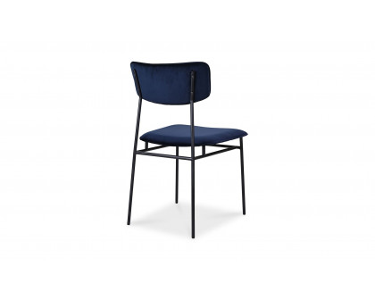 Moe's Sailor Modern Dining Chair Set of 2 - Blue