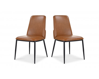 Moe's Douglas Contemporary Dining Chair Set of 2 - Brown